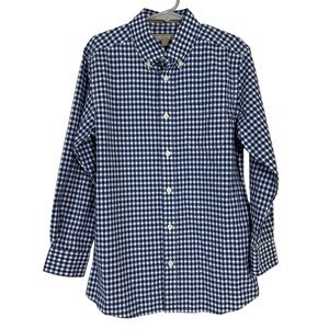 Nordstrom Boy’s Blue Gingham Button Down Shirt